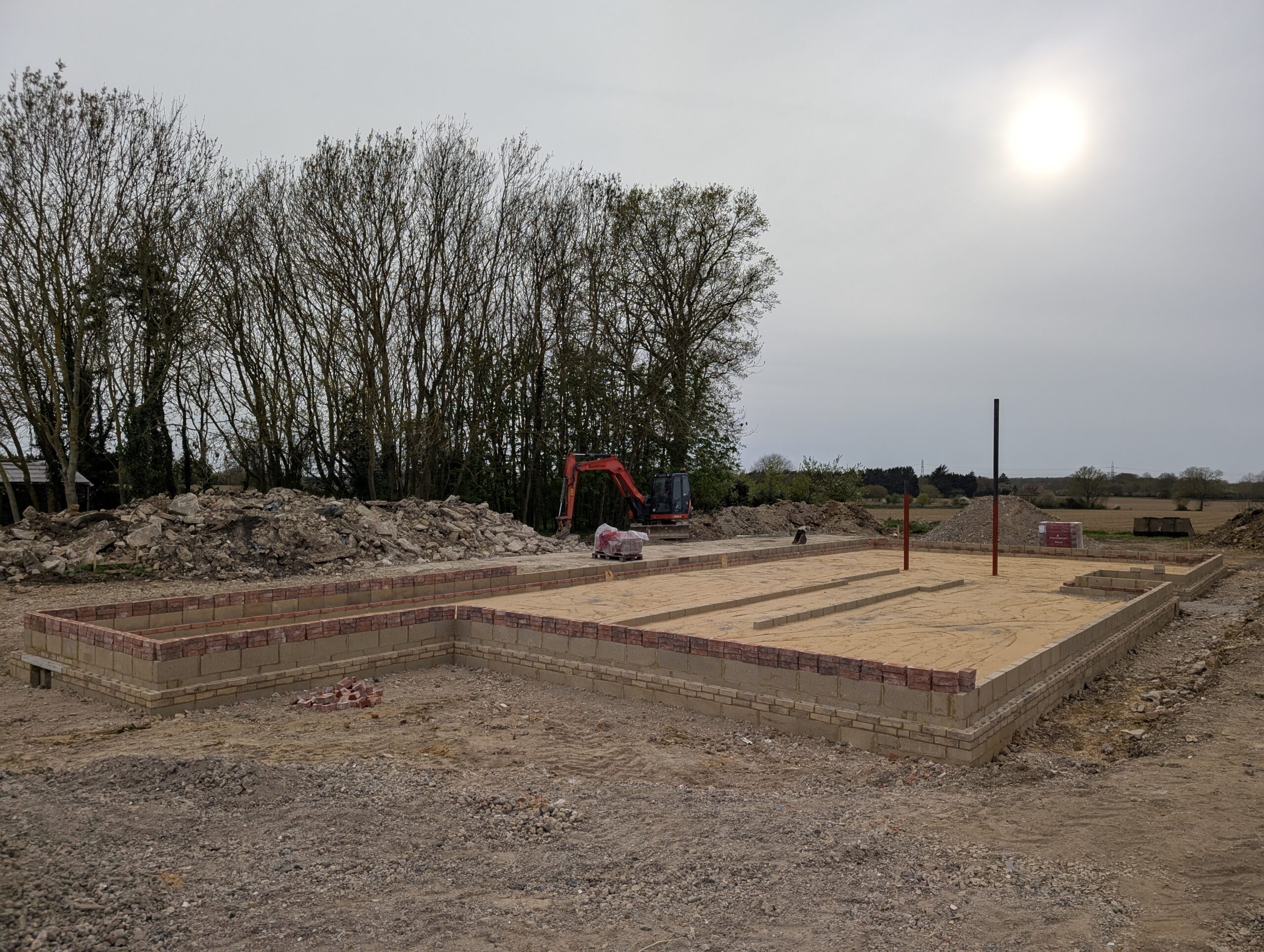 Groundworks Continue and the Blockwork Begins